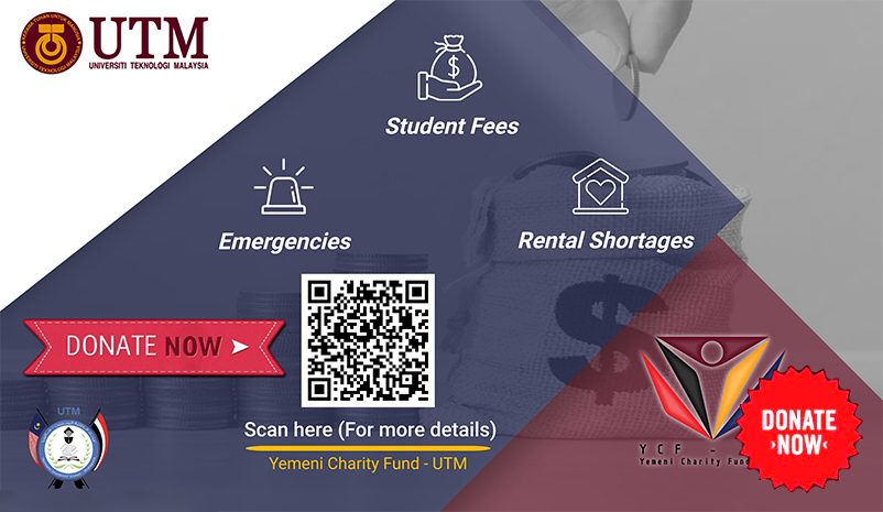 Assisting the Yemeni students at UTM to overcome their financial problems so that the can complete their journey