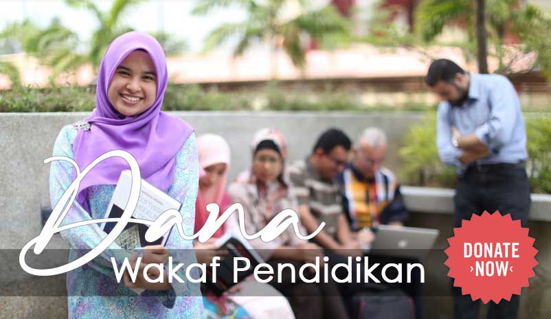 "Dana Wakaf Pendidikan UTM was established to cover the financial needs of the university. The 	initiative will be managed by UTM (appointed as Nazir Khas by Majlis Agama Islam Negeri Johor). This will boost the progress and the importance of universal education."